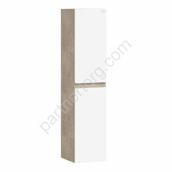 Алеста 35.10 камень светлый/белый подвесной пенал универсальный Onika