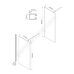 Vincea Walk-In VSW-1H120CGB душевая перегородка 120х200 см, стекло тонированное, профиль черный