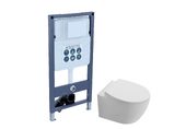 Set Aquatek Сириус комплект рама INSP-0000001 и унитаз AQ1582T-00