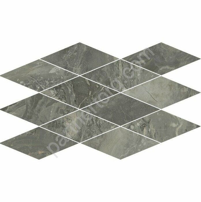 Charme Deluxe Floor Project глянцевая мозаичная плитка серая Italon 28x48см
