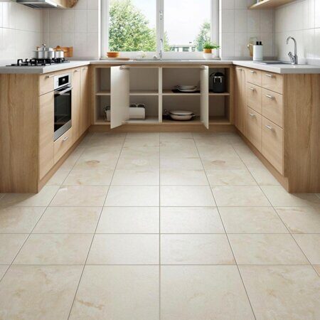 ПВХ-плитка на кухне