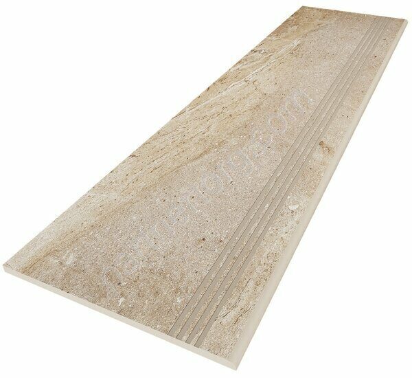 Kailas Light Brown KA03 светло-коричневый неполированный керамогранит 30х120см Estima Ступень