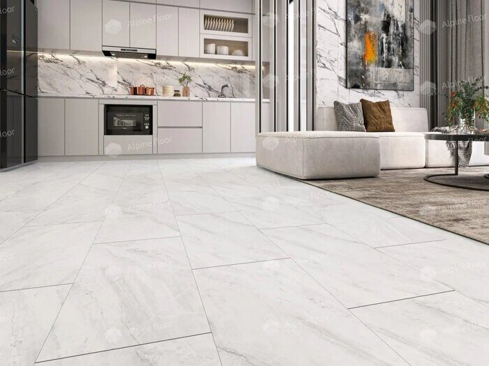 Вердон Light Stone LVT клеевая плитка ПВХ Alpine Floor ECO 15-4