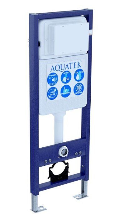 Standart 37см узкая инсталляция для подвесного унитаза Aquatek