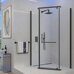 Veconi RV36B-100-01-C5 душевой угол 100х100x195 см, профиль черный