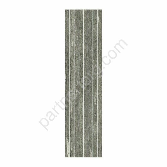 Skyfall матовая декоративная вставка чёрная Italon 20x80см