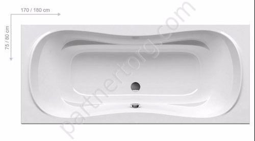 Campanula II Ravak ванна акриловая прямоугольная 170х75 см