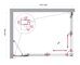 BelBagno LUCE-AH-21-120/90-C-Cr душевой уголок 120х90х195 см, дверь раздвижная, стекло прозрачное, профиль хром