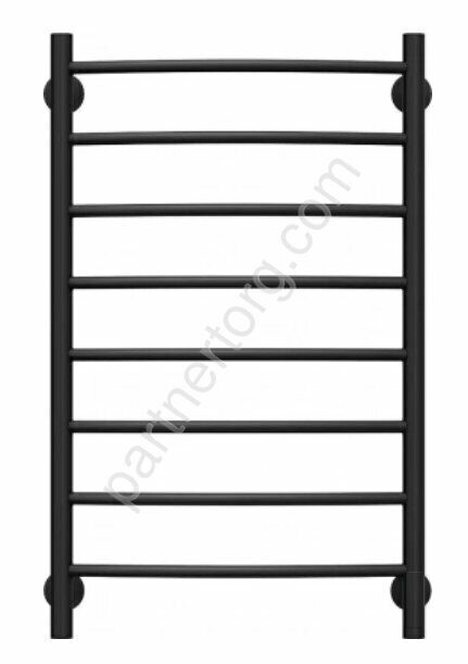 Классик 32/20П8 500*800, цвет черный, нижнее подключение водяной полотенцесушитель Terminus