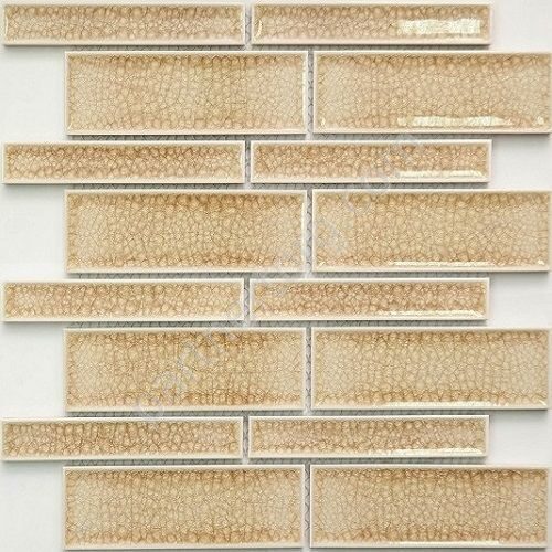 Бежевая керамическая мозаика Rustik series R-302