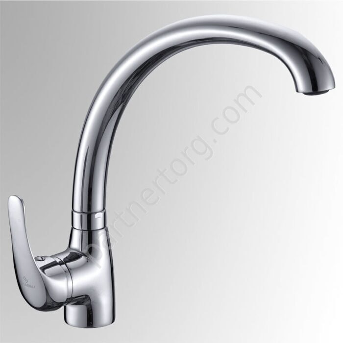 В 22 смеситель для умывальника с поворотным изливом, одноручный Славен