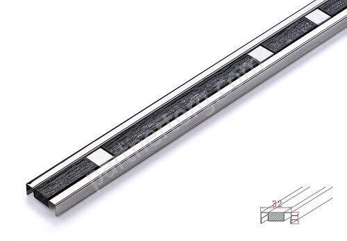 Yolanda Black вставка полированная Juliano 32мм JY3221