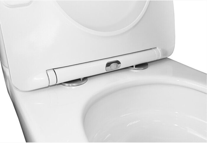 Azario Berton AZ-6093 унитаз безободковый Торнадо с крышкой-сидением, микролифт