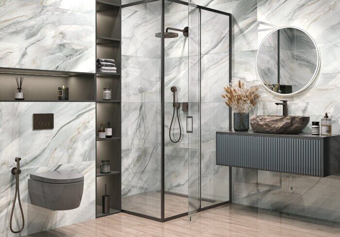 Inkstone LCM керамогранит серый полированный 120х60см