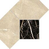 Charme Extra Arcadia Mosaico Polygon суперполированная мозаичная плитка другой Italon 28,5х21см