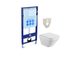 Set Aquatek Лира комплект рама INS-0000012 и унитаз AQ1155-00