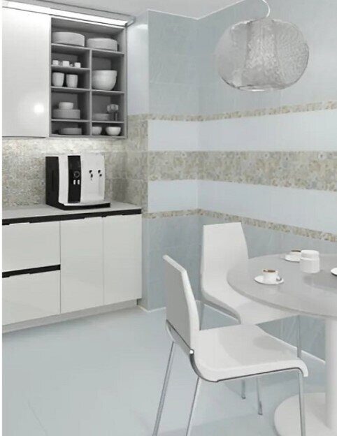 Рамина GP керамическая плитка светло-серая матовая 50х25см Belani