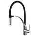 Soul LM6007C смеситель для кухни с гибким изливом, хром-черный Lemark