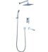 Contest LM5822CW, душевая система с тропическим душем и изливом, хром Lemark
