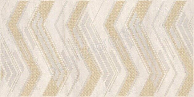 Atlas Light декор бежевый глянцевый 31х63см Azori