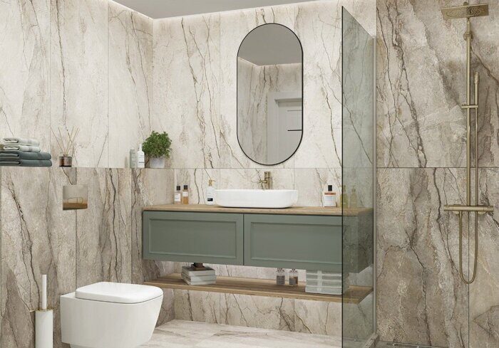 Oregon Ivory Delacora керамогранит бежевый матовый 120х60см