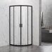 Veconi RV202B-80-01-C4 душевой угол, 80х80x190 см, дверь раздвижная, профиль черный