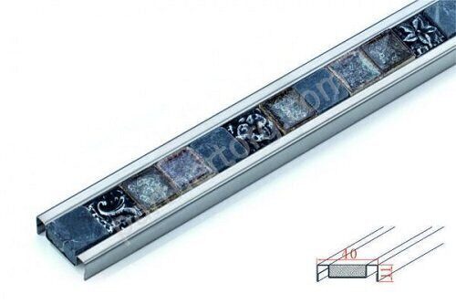 Anita вставка матовая многоцветная Juliano 40мм JA4004