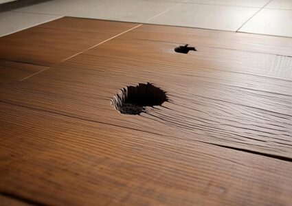 Что делать, если повредилась плитка ПВХ: ремонт без замены всего пола