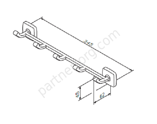Gem AM.PM набор крючков для полотенец Распродажа