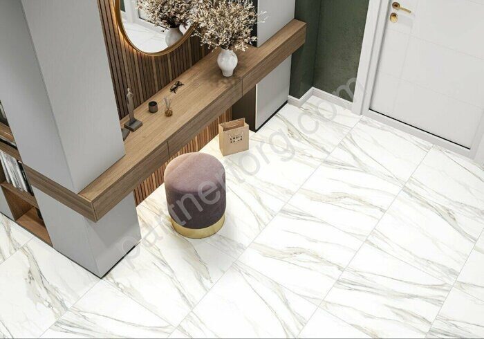 Volcano Light New Trend керамогранит белый лаппатированный 60х60см