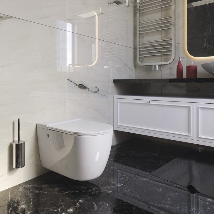 Grossman GR-5502 подвесной унитаз с импульсным смывом,  с сиденьем Soft Close