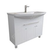 Lina Classic New 105Н тумба 1в.я., 3д напольная белая глянцевая