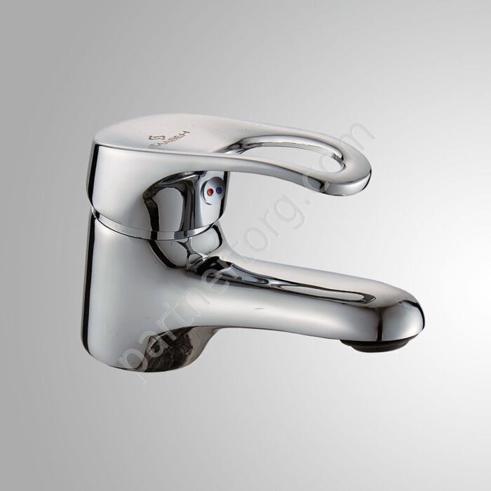 Б 10 Смеситель для умывальника с литым изливом, одноручный Славен