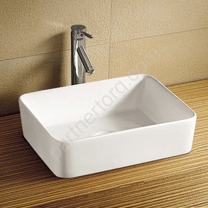 Calypso CS2074 раковина накладная прямоугольная 475x370x140мм