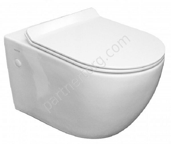 Унитаз подвесной безободковый Maison MD491-55 с сидением с микролифтом