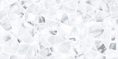 Smalta Chip AltaCera бело-серая настенная плитка глянцевая 24,9х50см