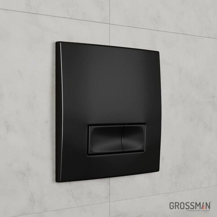 Клавиша смыва, черный матовый Grossman Classic 800.T1.04.210.210 RUS