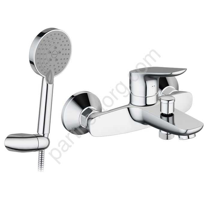 Набор 2 в 1: Origin Bit, смеситель для в/д, Origin One 2.0 душ. набор: душ 3ф, шланг, держ 771300000