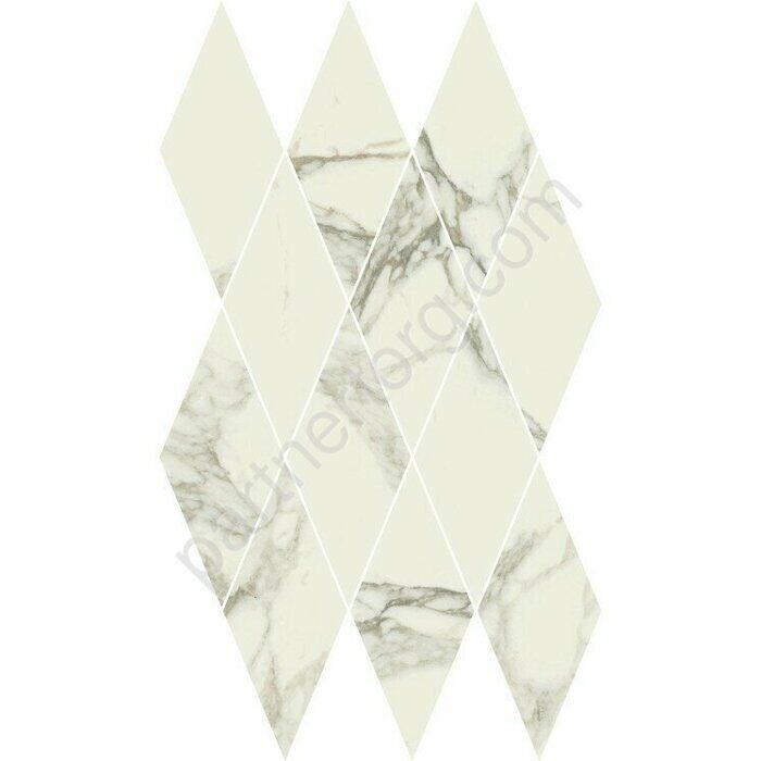 Charme Deluxe Floor Project глянцевая декоративная вставка белая Italon 26x75см