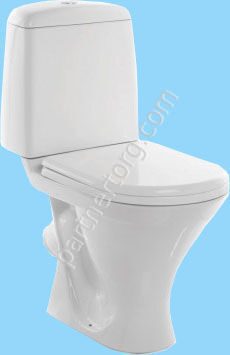 Аттика Эконом унитаз компакт косой выпуск