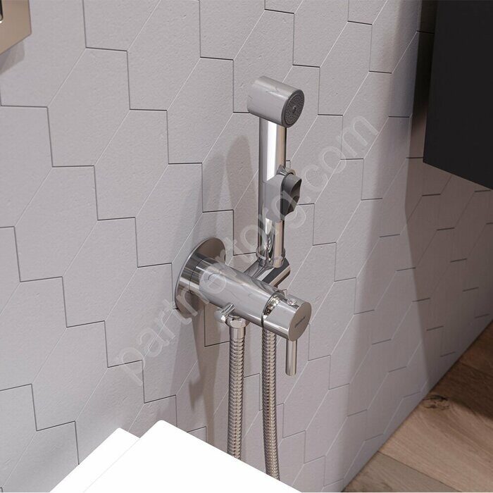 Гигиенический душ со смесителем Damixa Option 211000000 хром встраиваемый