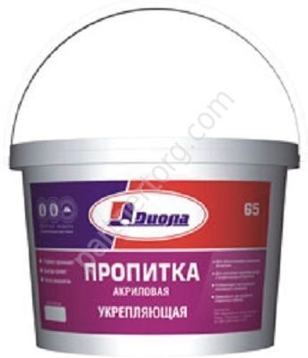 Диола Грунт-пропитка укрепляющая Д-65 10 кг