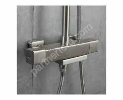 Душевая стойка со смесителем, термостат Gappo G2499-40, сатин