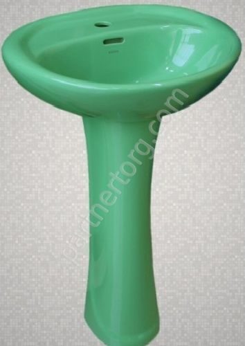 Умывальник с пьедесталом Huida HD7, ECO GREEN природный зеленый