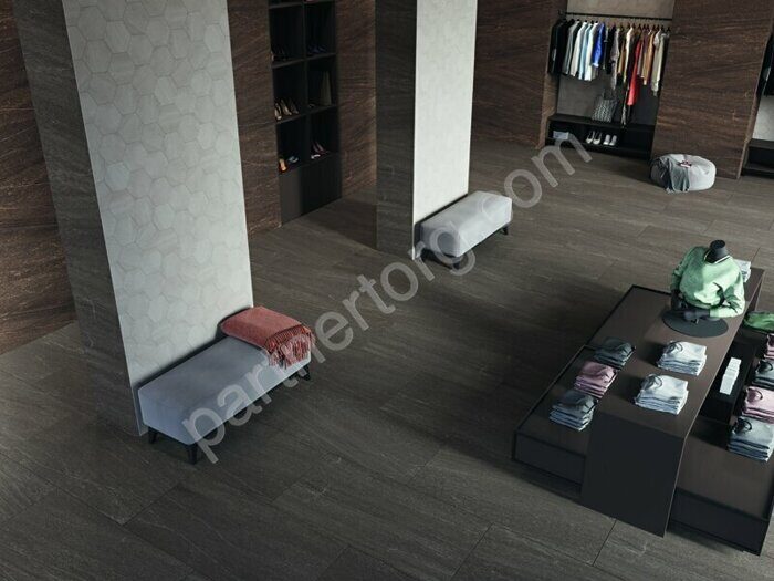 Classic Wood Light grey CW01 светло-серый неполированный керамогранит 20х120см Estima