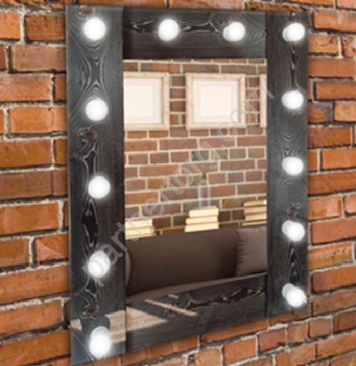 Лофт Зеркало гримерное 600х800