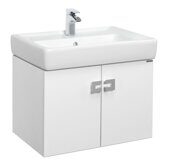 Оптима 70 см тумба подвесная белая для ванной комнаты с раковиной Тигода 70 Aquaton