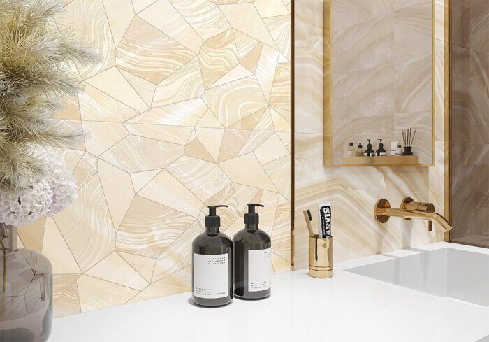 Venice New Trend декор бежевый глянцевый 30х60см