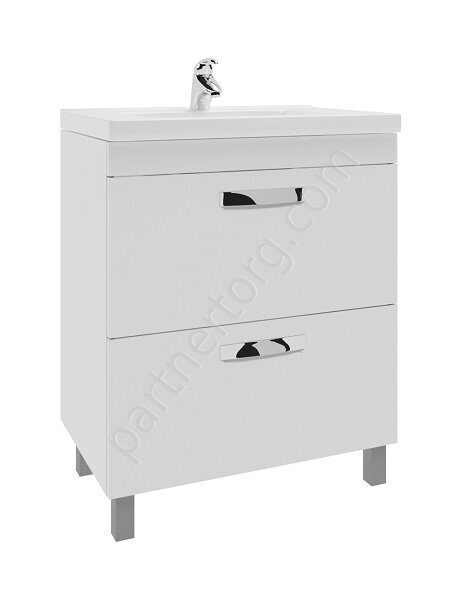 Plaza 700-0-2 тумба для ванной комнаты с умывальником Фостер 70 см
