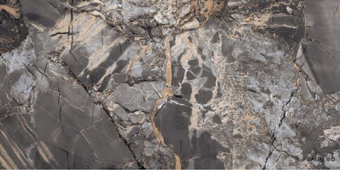 Aristo Ebony High серый керамогранит полированный 120х60см Empero